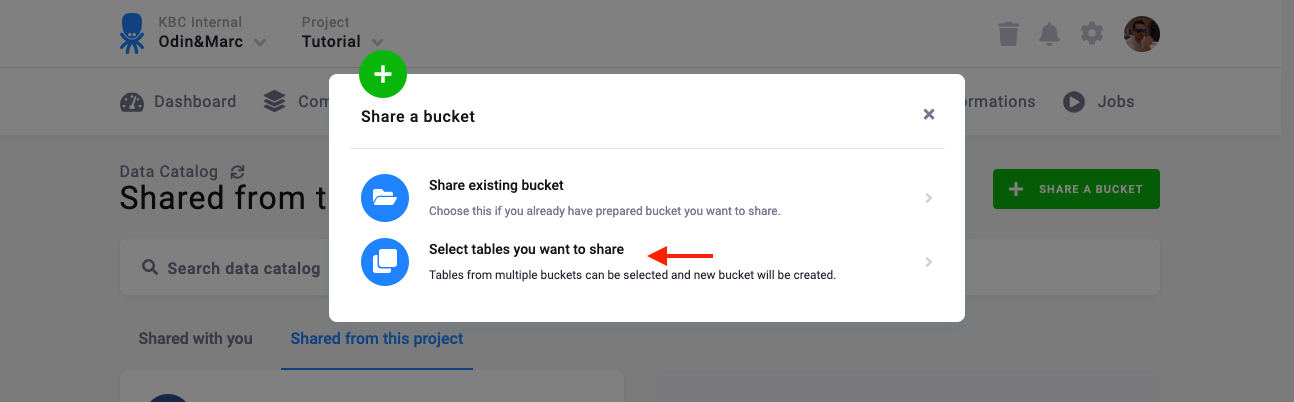 Screenshot -- Enable Sharing Tables
