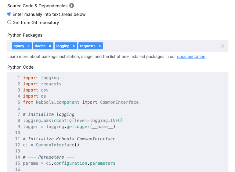 Screenshot - Inline Code Source