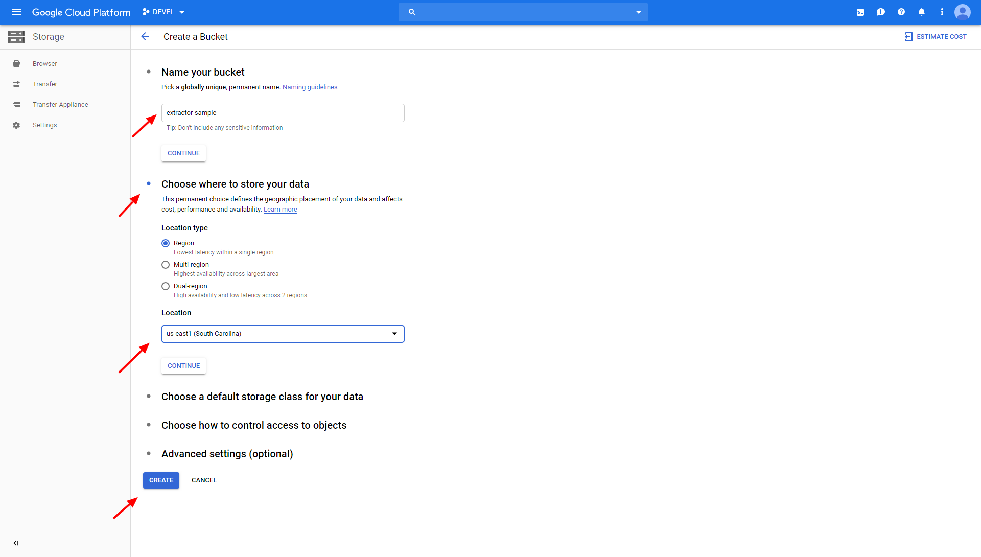 Screenshot - Google Cloud Platform