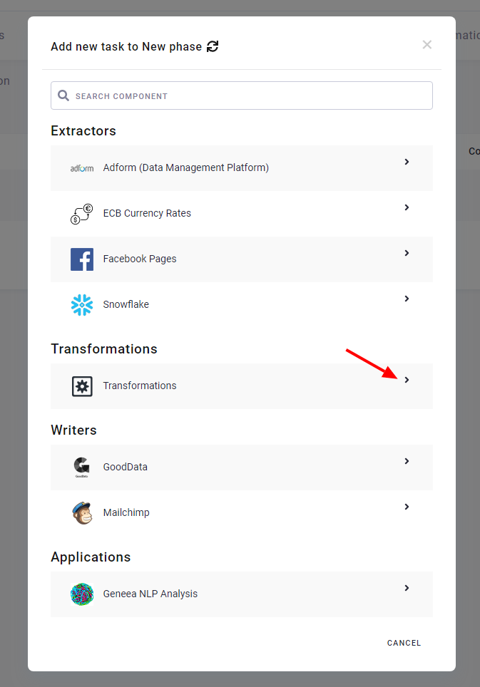 Screenshot - Orchestration Tasks