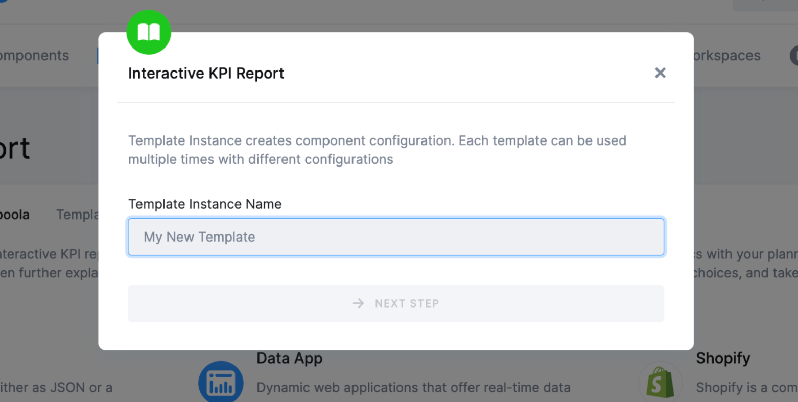 Name Template Instance