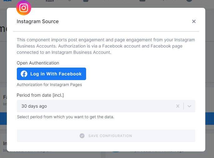 Instagram Page Data Source